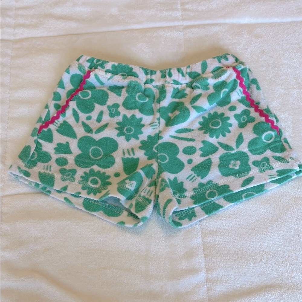 Mini Boden Floral Patterned Shorts